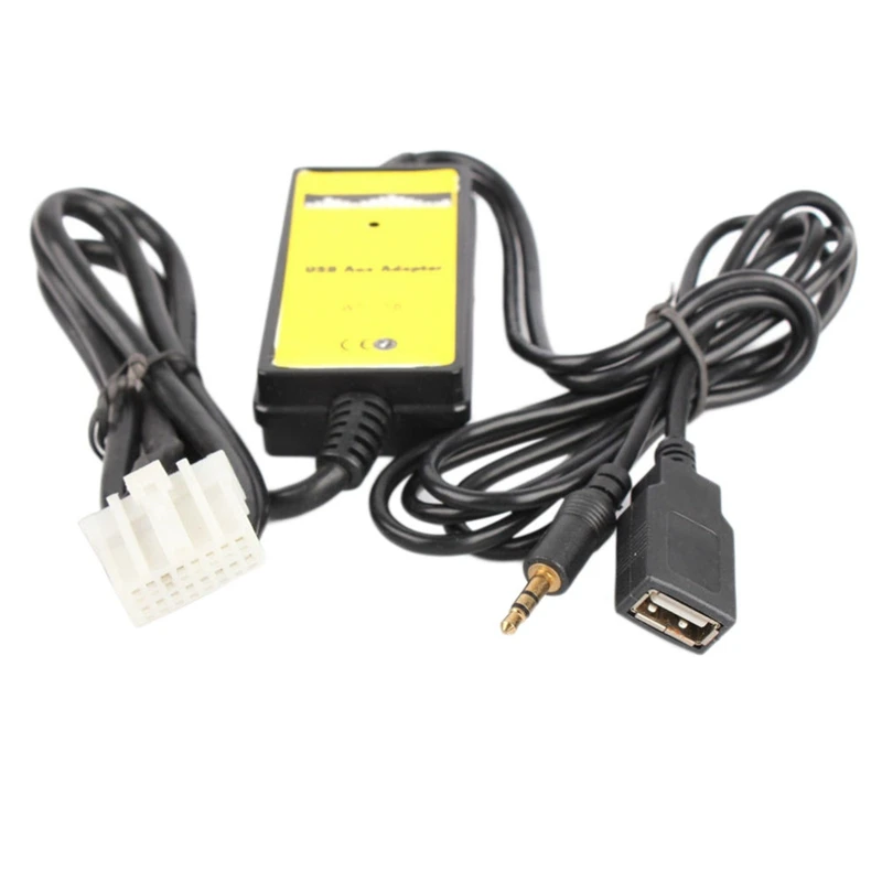 Адаптер USB AUX для MP3-плеера Автомобильный цифровой музыкальный преобразователь