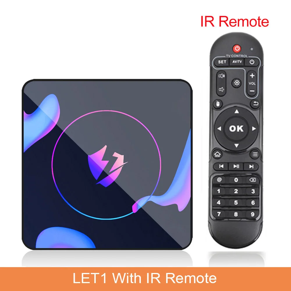 LEMADO LET 1 Android tv Box RK3318 Четырехъядерный 4G 64G HDMI 2,0 USB 3,0 Поддержка 2,4G& 5G Wifi 4K Netflix YouTube tv Box Android 9,0