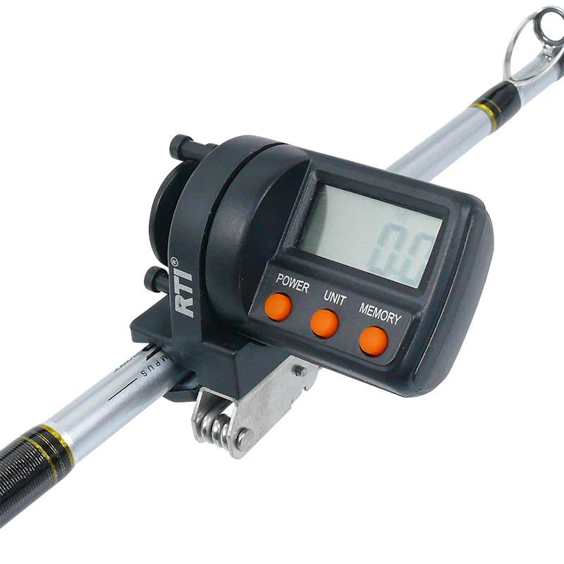 

ECOODA RTI Electronic Counter 0-999.9m Fishing Line Depth Finder Counter FishingTool Tackle Length Counter