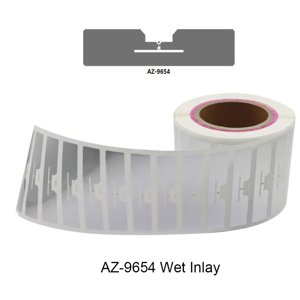 

LJYZN 860-960 Mhz Alien H3 Wet Inlay ISO18000 6C Waterproof Sticker UHF RFID Tag