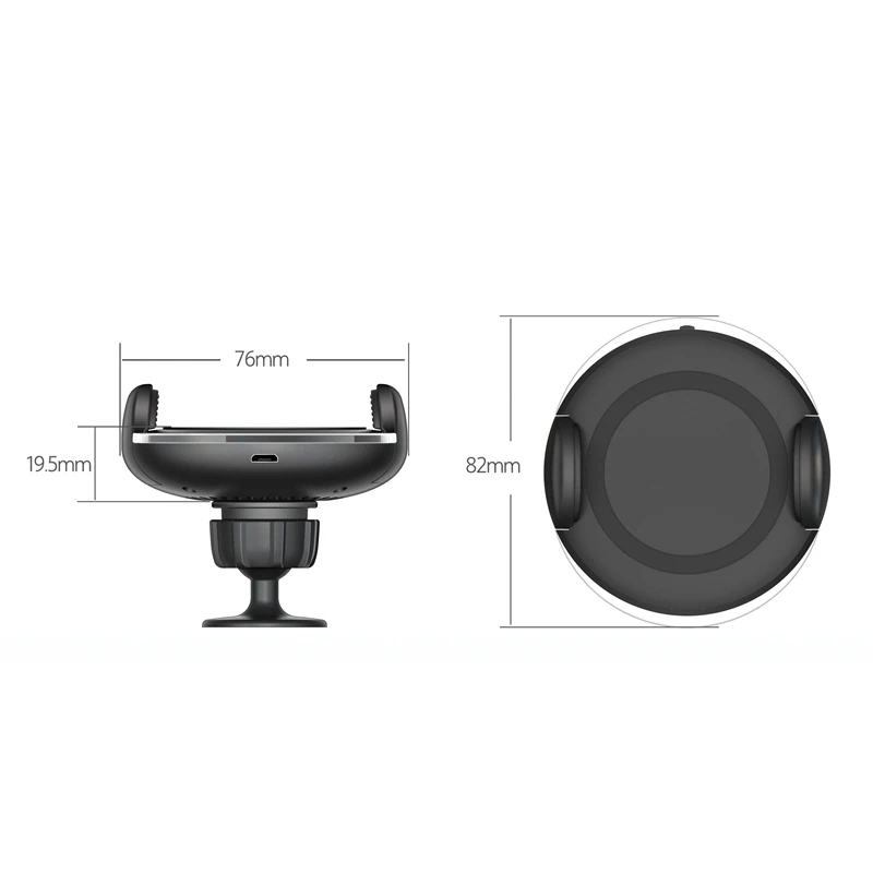 Быстрая зарядка 3 0 Автомобильное зарядное устройство с держателем для телефона