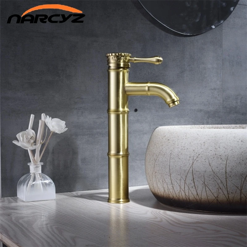 Смесители для раковины медный/Черный кран ванной комнаты настенный однорычажный