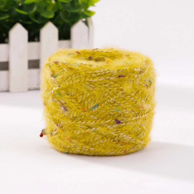 Высококачественная 250 г натуральная мягкая плюшевая 100% акриловая проволочная