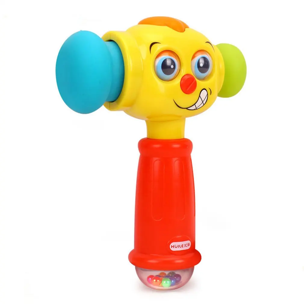 

Hitting And Hammering Toy Musical Puzzle Electric Beating Tool Kid Toy Funny Hammer With Convertible Eyeballs