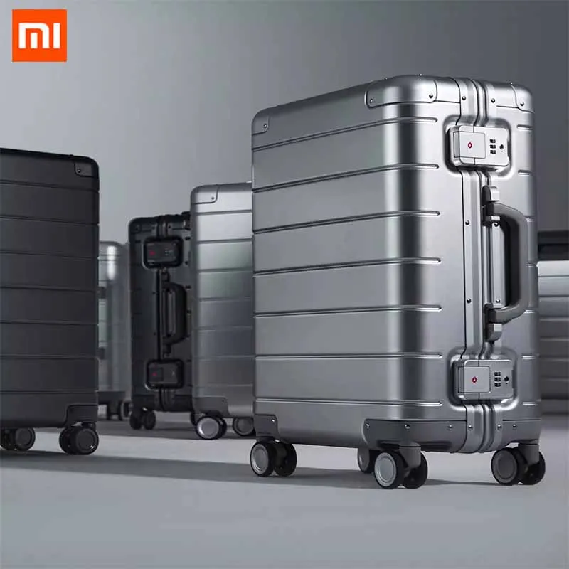 Чемодан Xiaomi металлический 2-й 20 дюймов размер 100% алюминиевый и магниевый сплав
