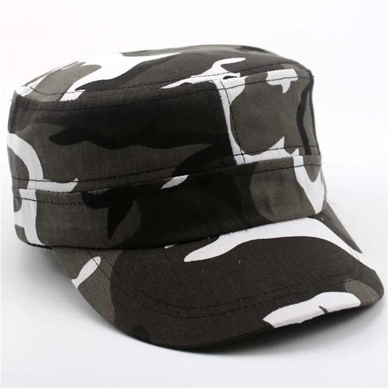 

Men Baseball Caps Tactical Army Camouflage Flat Cap Hats Women Men's Outdoor Visor Military Training Camo 2022 Summer Fashion