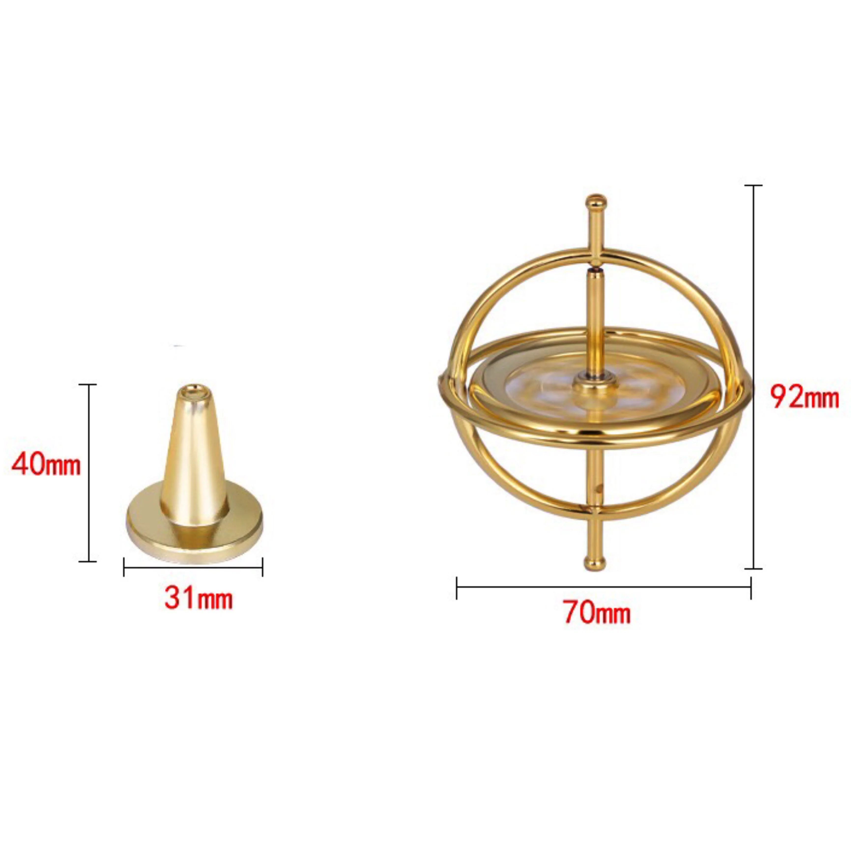 Креативный учебный металлический Пальчиковый гироскоп снятие высокого давления