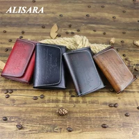 card holder leather 100 handmade card purse coin purse korean popular styles best gift for women credit card wallet vintage