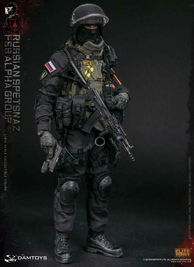 1/6 DAMTOYS 78064 солдатская фигурка русский спецназ ФСО АЛЬФА группа Коллекционная фигурка