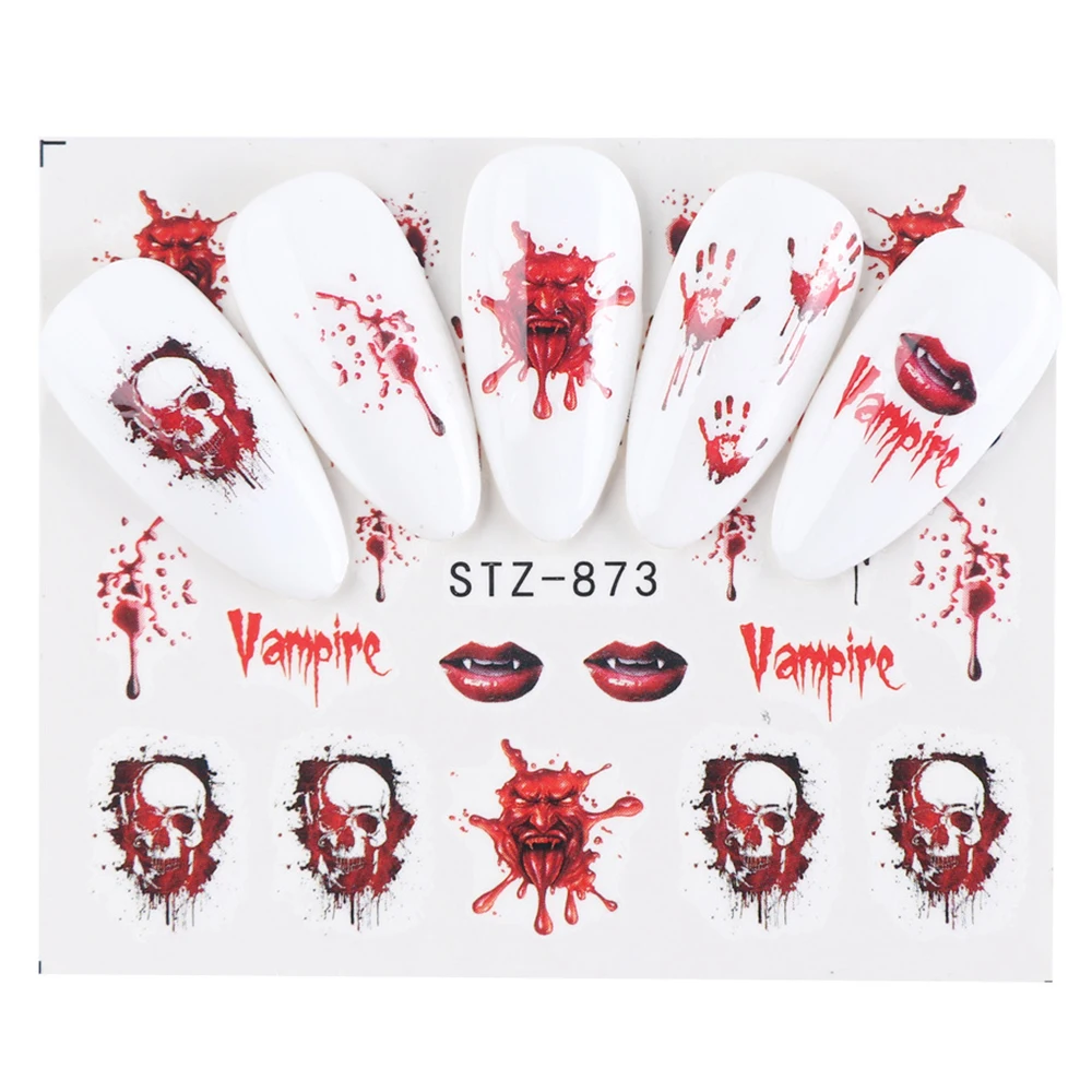 24 шт. переводные наклейки для ногтей летучая мышь|Стикеры и наклейки| |