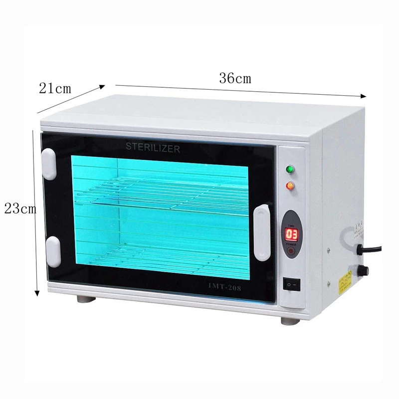 

Double Layer Electric UV Sterilizer Cabinet Sterilization Stainless Steel for Mask Sterilization Nail Beauty Art Equipment