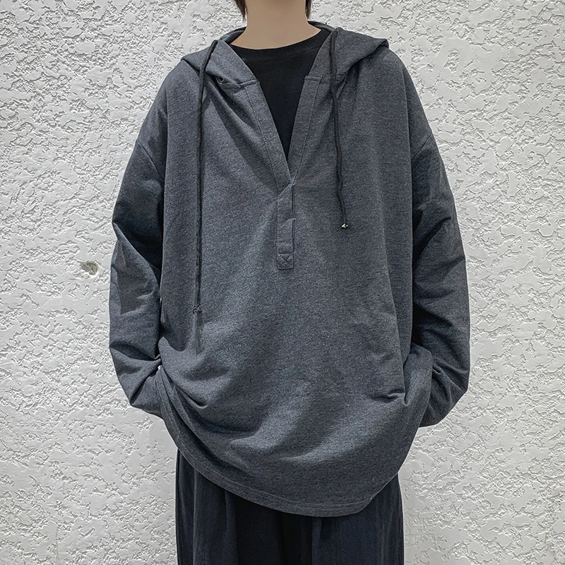 

Осенне-зимние мужские свитшоты Реглан Толстовка с капюшоном уличная мода сплошной цвет Мужская одежда толстовки с длинным рукавом брендов...