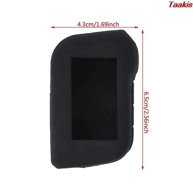 1 pc Hot sale A93/A63 Two Way Car Alarm LCD Remote Control Drop shipping Russian Version Key Case Key Fob Chain for Starline