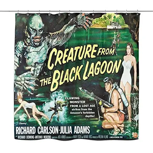 

The Black Lagoon Shower Curtain Horror Movie