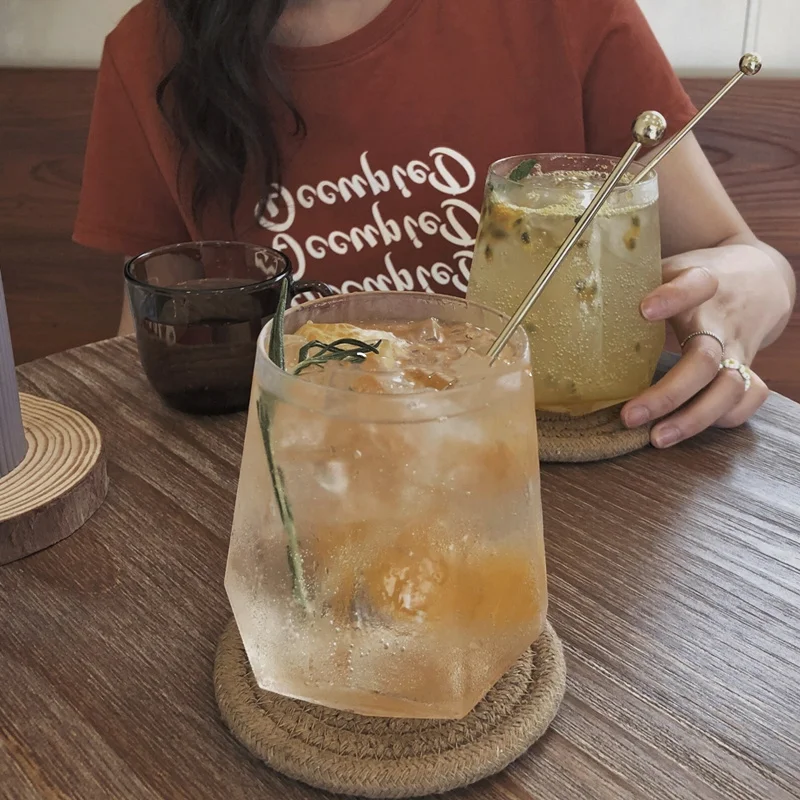 

Transparent Crystal Wine Glass High Quality Cocktail Drink Wine Glass Family Party Bicchieri Cocktail Kitchen Barware DB60J