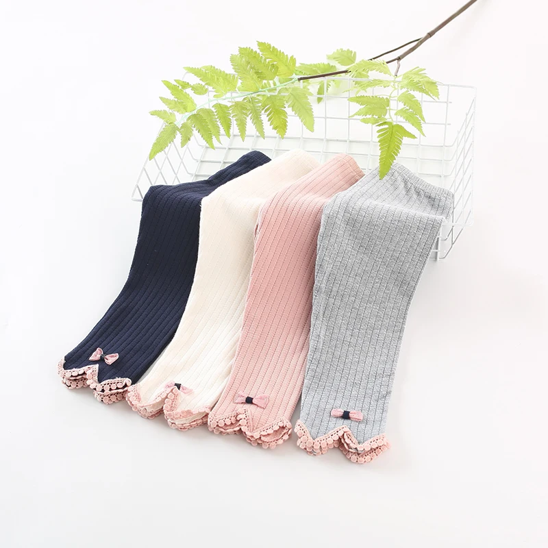 Высококачественные хлопковые детские колготки осенне зимние штаны для