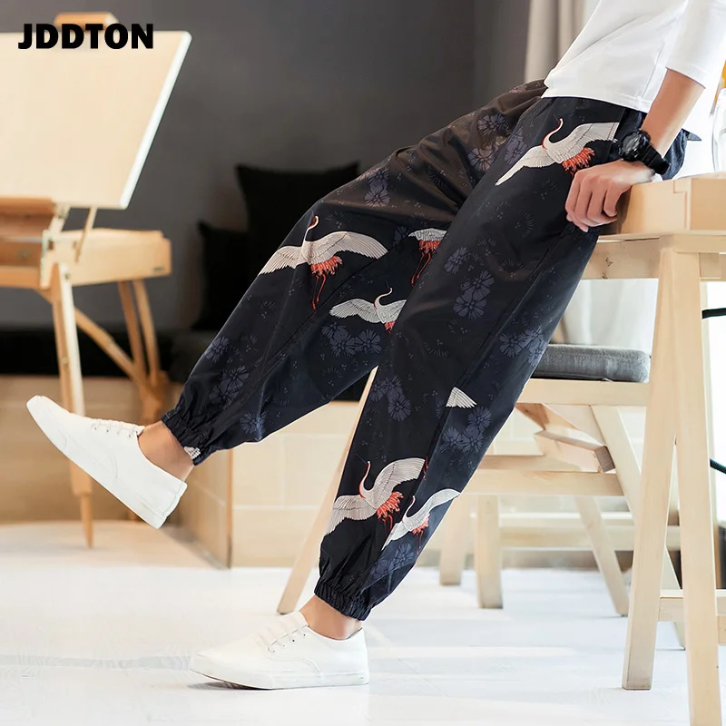 Мужские свободные спортивные штаны JDDTON в японском стиле Харадзюку с