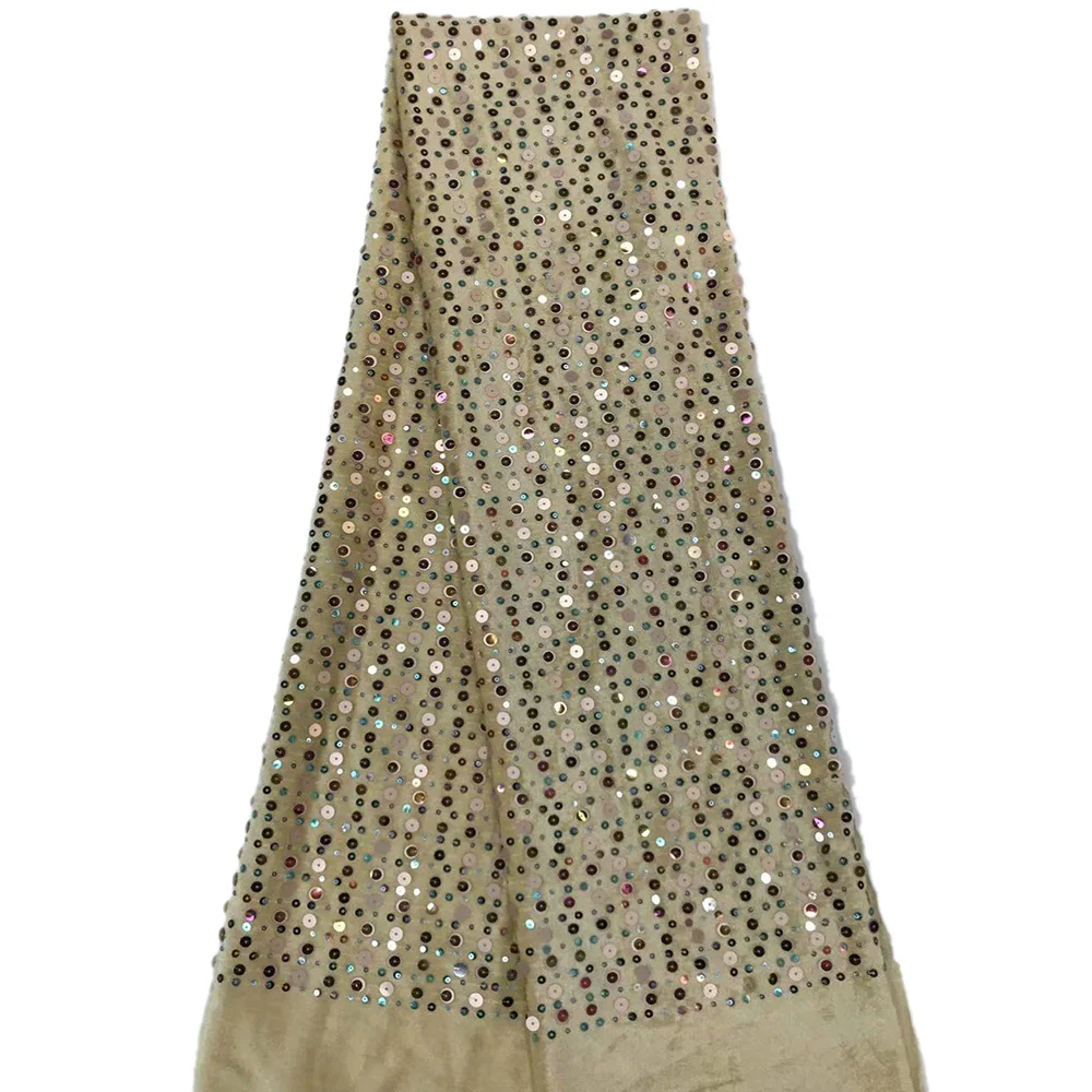 

2020 африканская шелковая ткань для платьев с блестками ADPV8, высокое качество, элегантный и простой стиль, африканская бархатная кружевная тк...