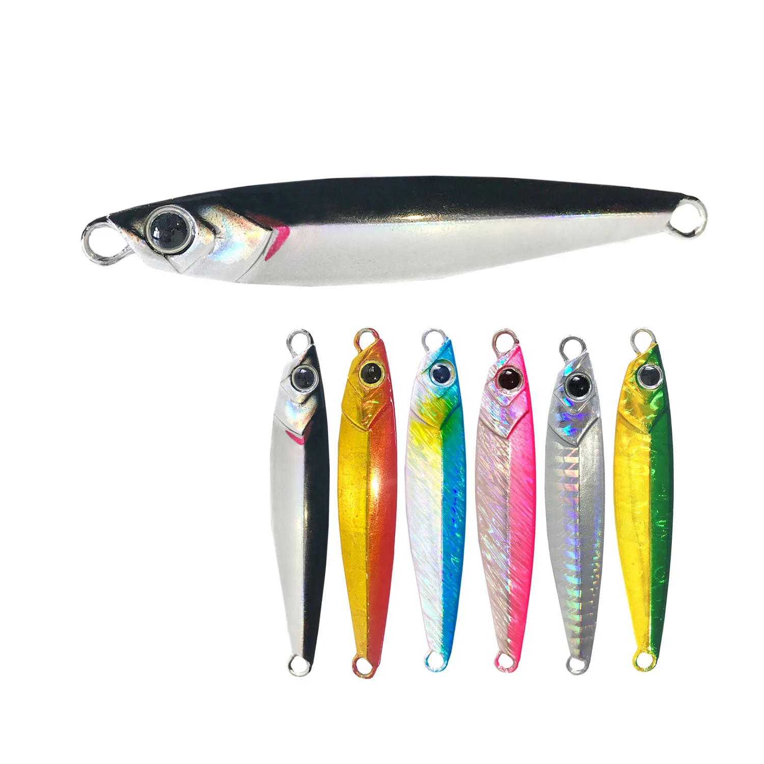 

LI08 Metal Lead Fishing Fish 30g/40g Painting Lead jig hard metal Lure Slow sinking fishing lure bait