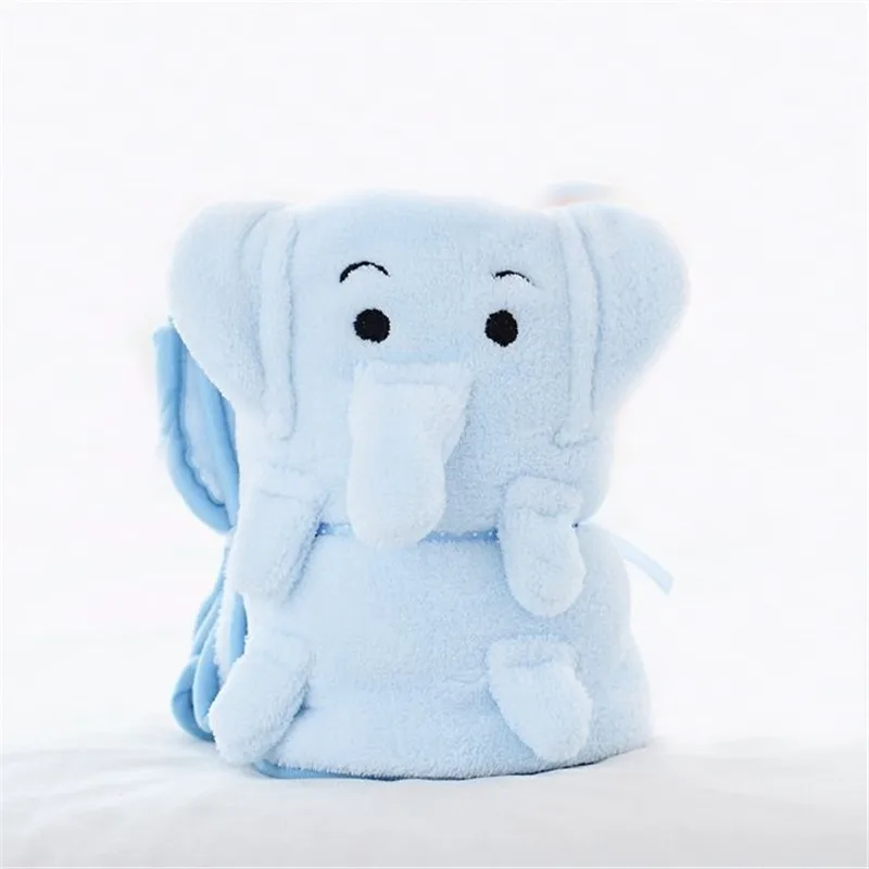 

Kid Toddler Swaddle Lovely Cartoon Animal Coral Fleece Baby Blanket Soft Bedding Infant Quilt Children Home Sleeping Bag