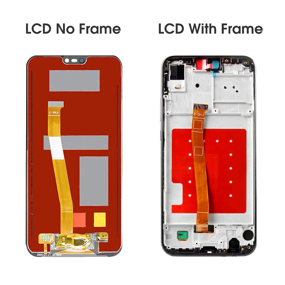 ЖК-дисплей 5 84 дюйма для Huawei P20 Lite сенсорный экран дигитайзер полная сборка Nova 3E