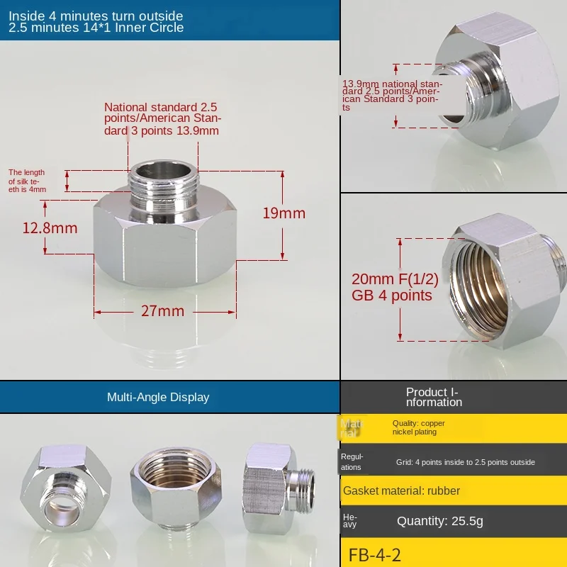 

Переходник для клапана с прямым треугольным проводом, американский стандарт, 3/8 дюймов X 1,5, 1/2 дюйма на резьбовой смеситель дюйма
