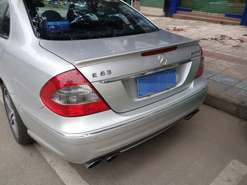 Спойлер для Mercedes Benz W211 E63 E200 E350 E280 спойлер из АБС материала заднего крыла