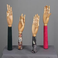 368cm 3style cartoon sketch hand mannequin bag cloth wooden hand clothing shop window display props 1pc d072