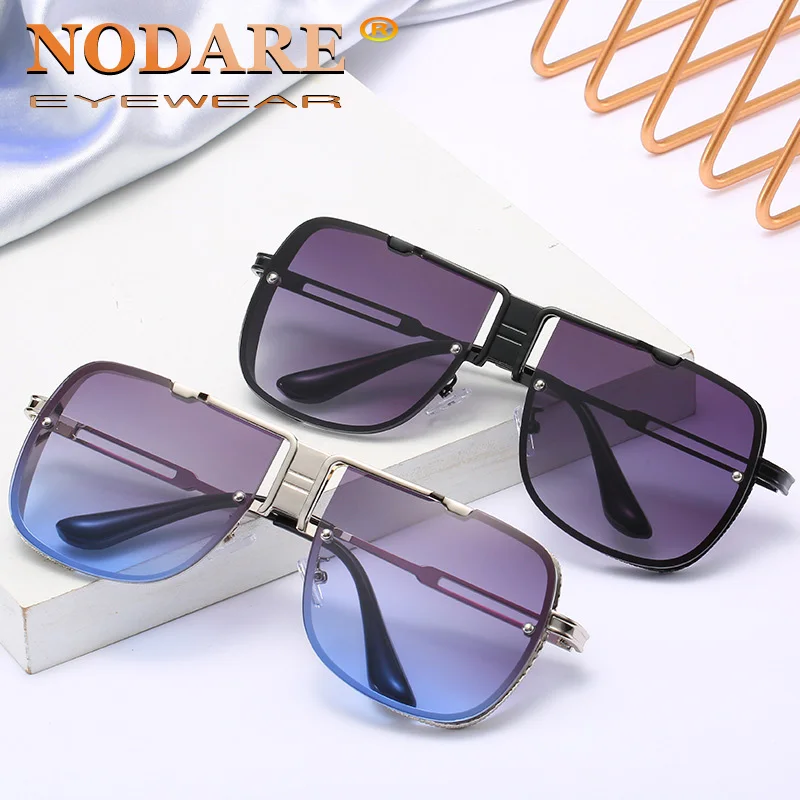 Мужские солнцезащитные очки в металлической оправе для вождения и рыбалки |