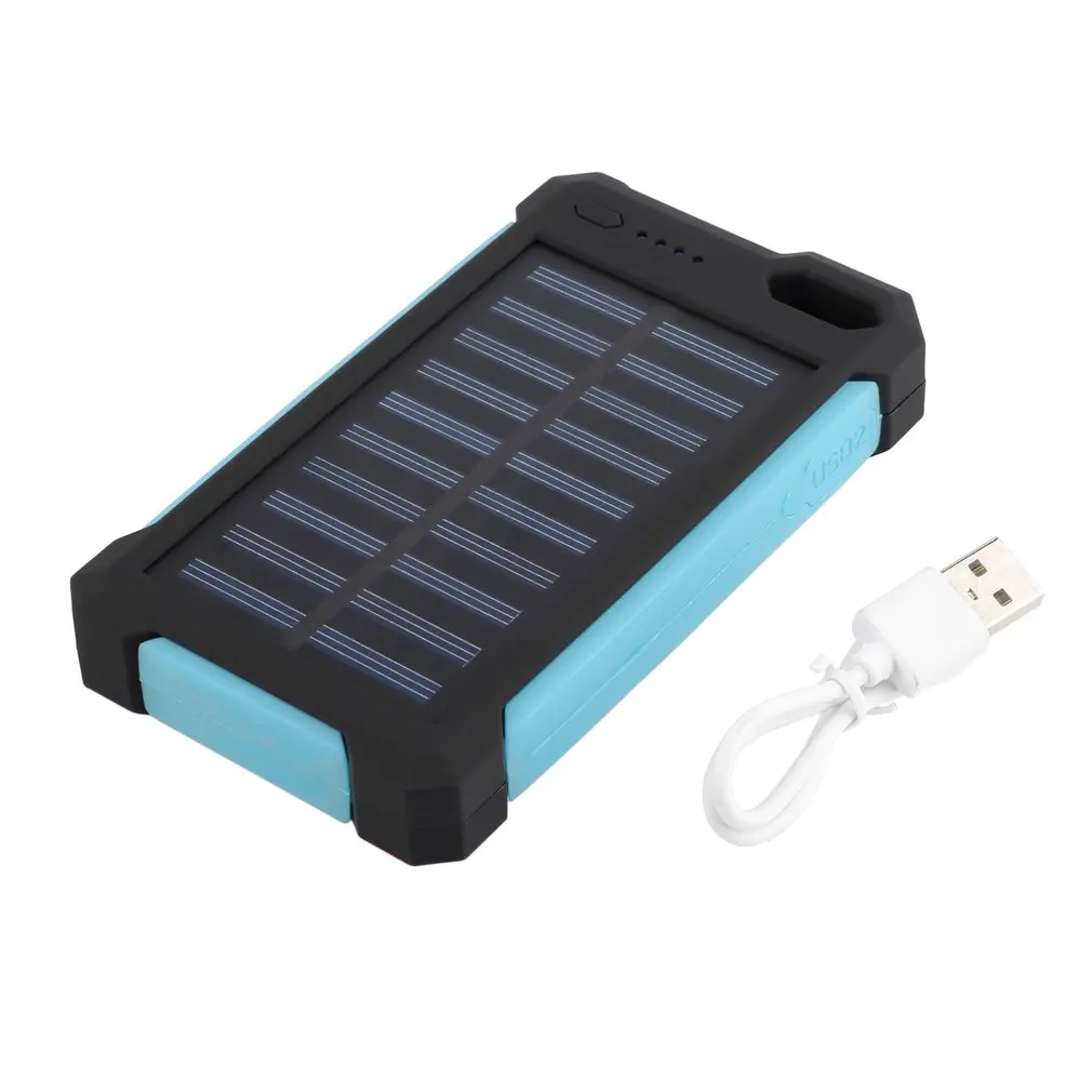 30000 мАч солнечная батарея Портативное зарядное устройство двойной USB внешний