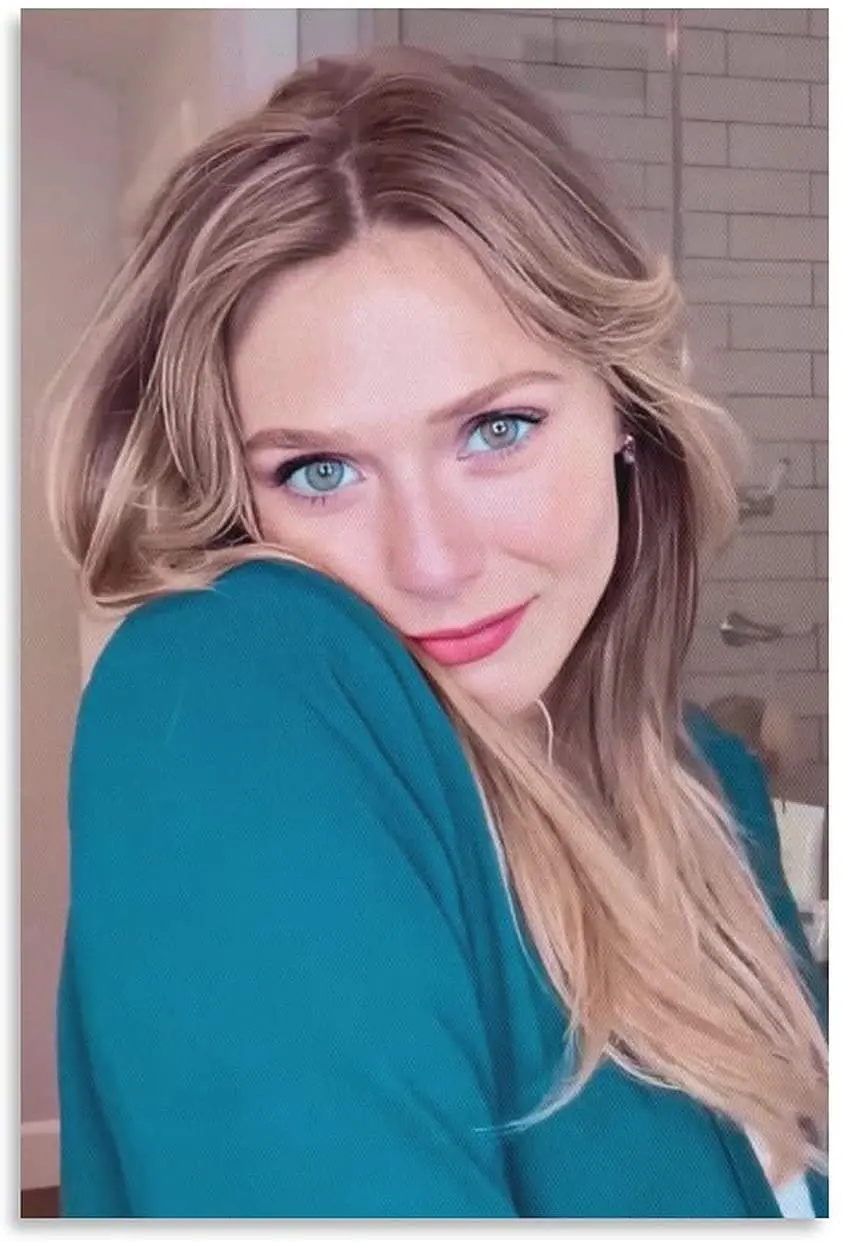 

Elizabeth Olsen Cute Sexy Poster Print Photo Art Painting Canvas Poster Home Bedroom Modern Decor Posters Gifts
