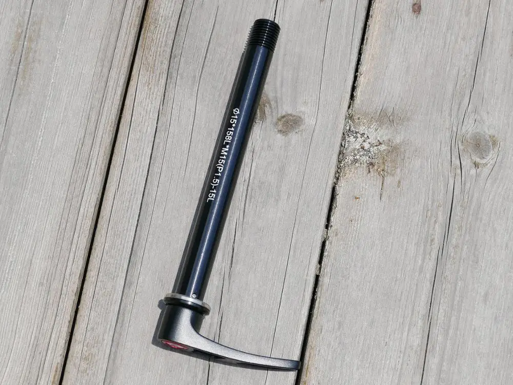 Совершенно новая велосипедная ось сплав сквозная 110*15 мм для передней вилки