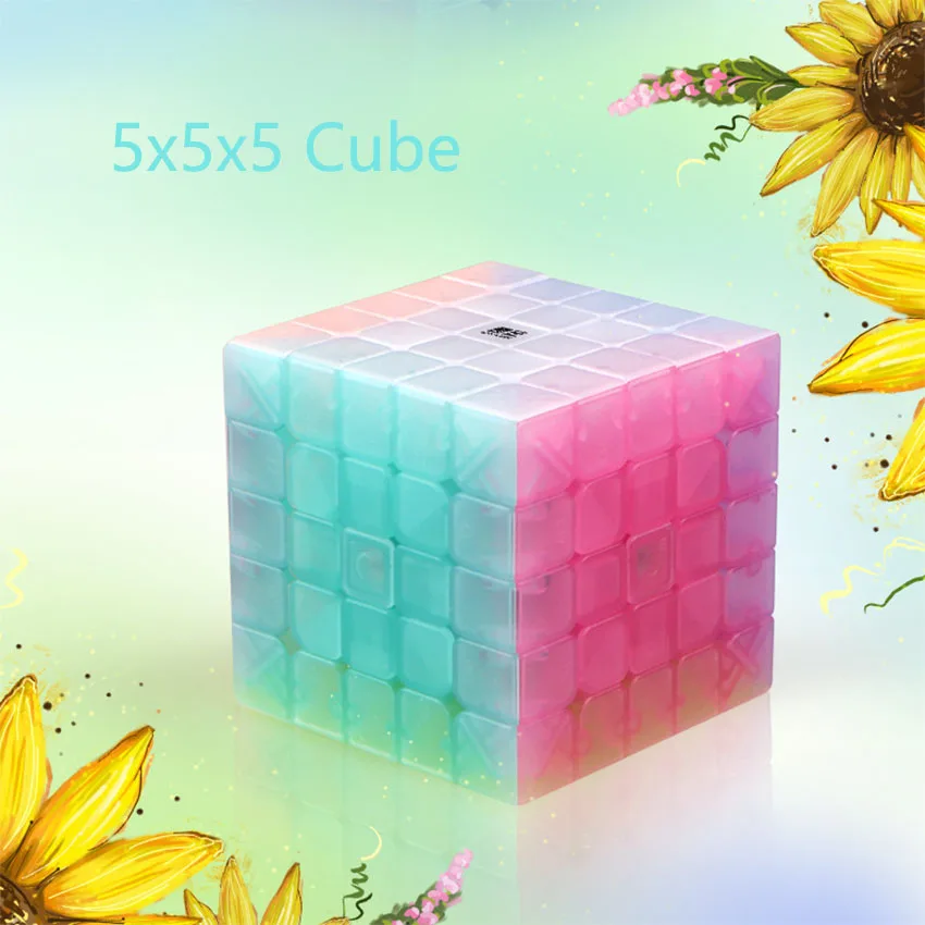 QIYI 5x5x5 магический скоростной кубик стикер менее Профессиональный 5-слойный конкурс головоломки кубики Развивающие игрушки для детей