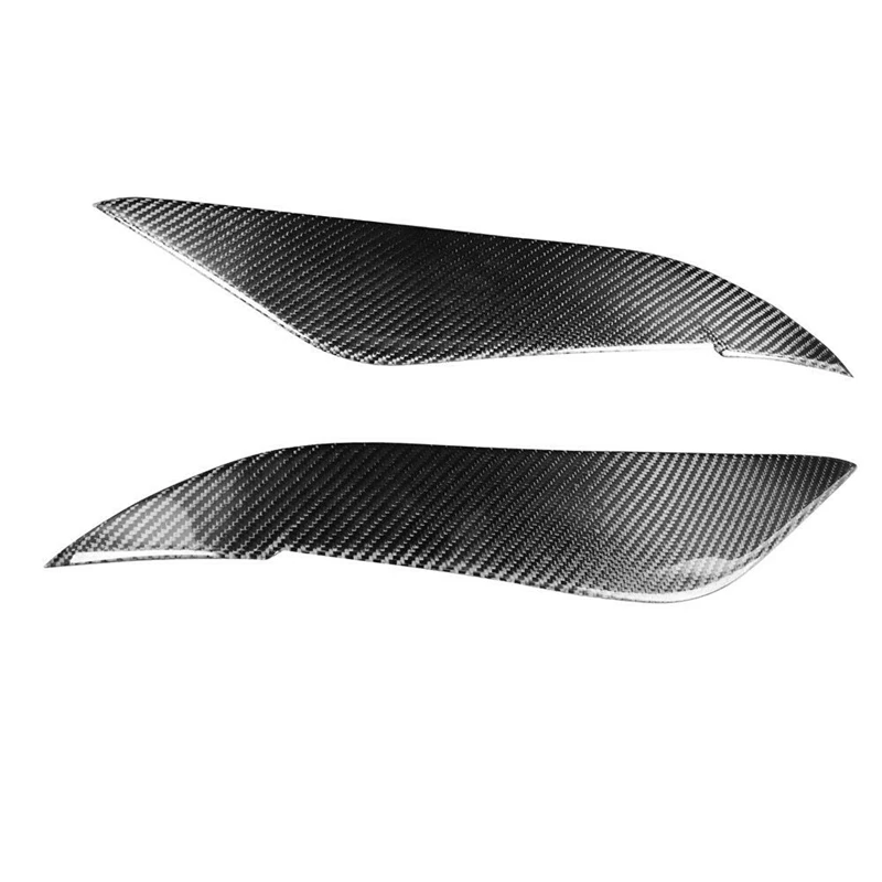 

Car Real Carbon Fiber Front Headlight Eyelid Eyebrow Trim for Toyota Corolla 2008-2011