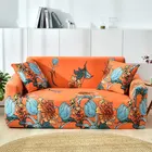 Чехол для дивана с принтом подсолнуха, эластичная защита для мебели в гостиной, для детей и домашних животных