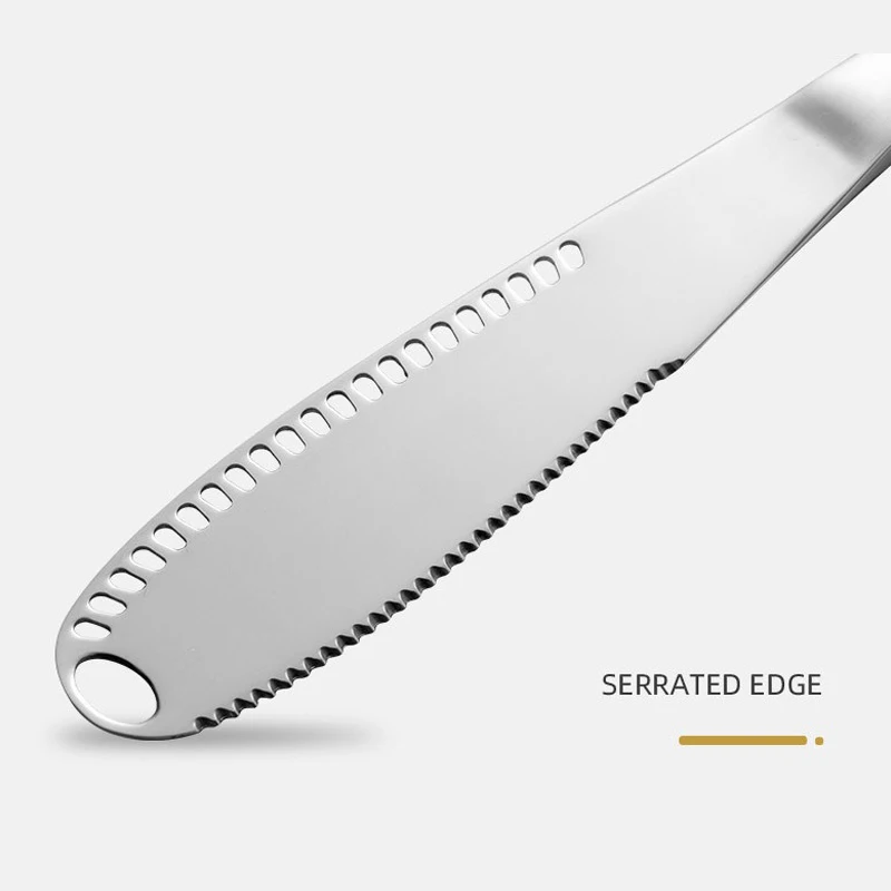 

High Stainless Steel Butter Spreader Cutter 3 in 1 Kitchen Gadgets Curler Butter Grater Multi-Function Butter Spreader LG66