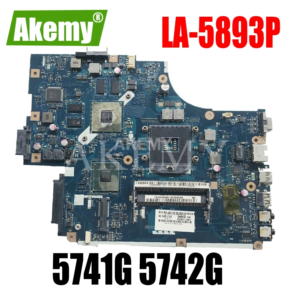 LA 5893P материнская плата для ноутбука For Acer 5740 5741 5742 5741G 5742GLA 5891P 5894P 8 *