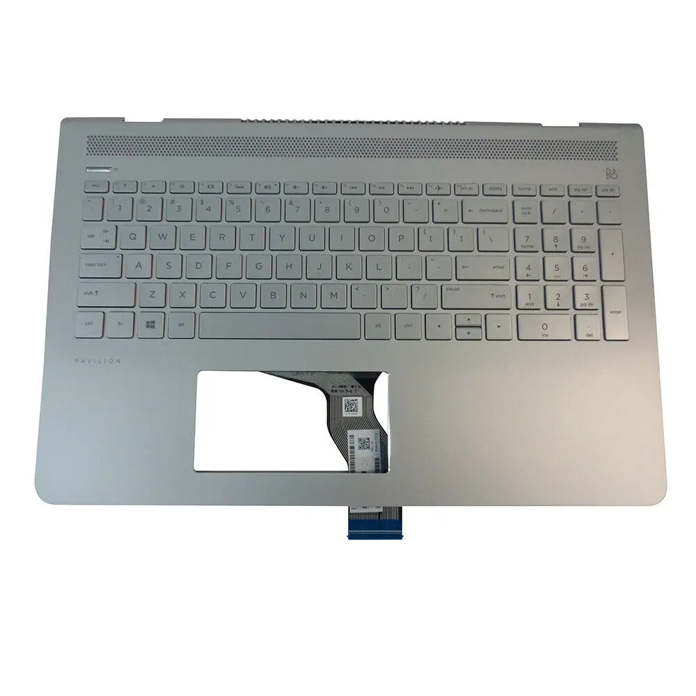 値段 Jianglun Hpパビリオン 15-CC 15T-CC 15-cd 15Z-CDパームレスト & バックライトキーボード 926859-001