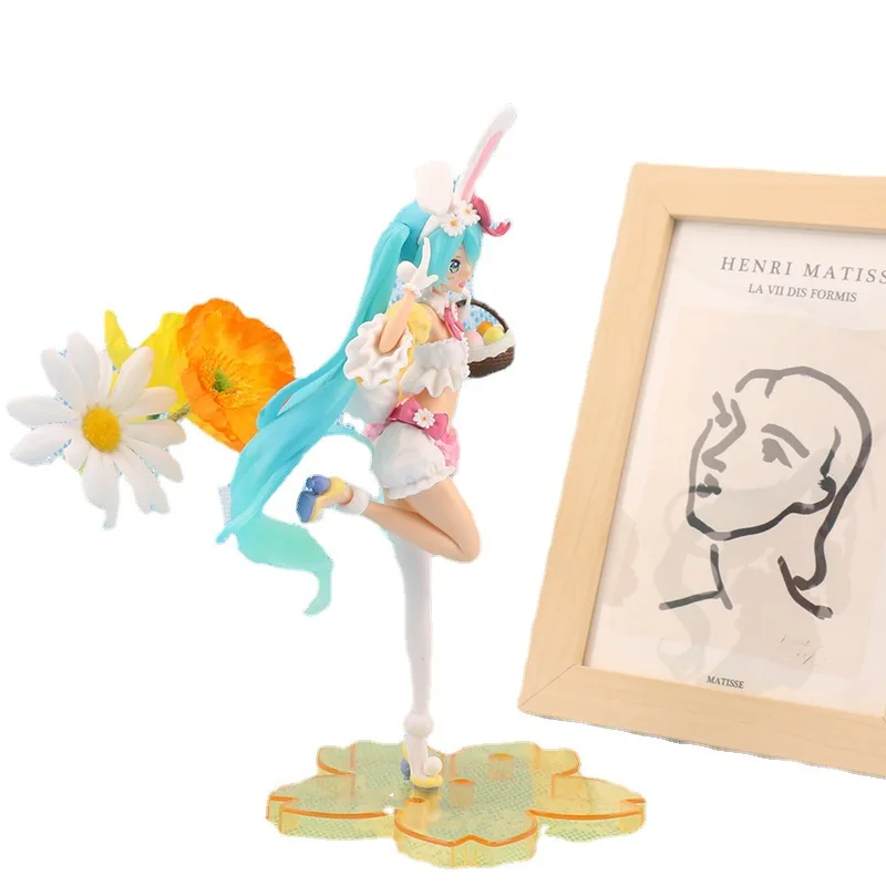 

23 см японское аниме Hatsune Miku фигурка сексуальный персонаж украшения Kawai Hatsune украшение автомобиля взрослые игрушки