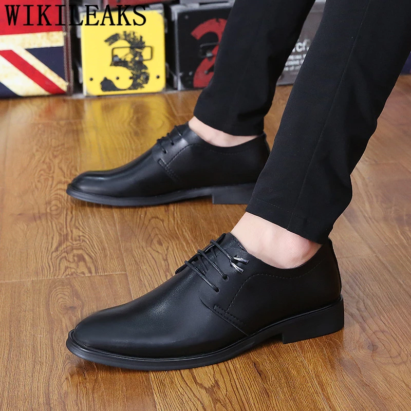 Туфли оксфорды мужские итальянские деловые вечерние свадебные туфли элегантные