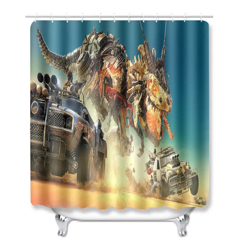 

Halloween Shower Curtains Bathroom Curtain Waterproof Bath Curtain Customizable