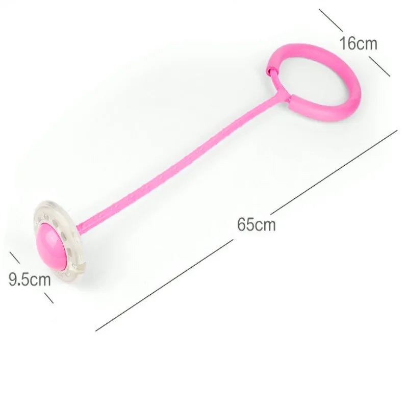 

Bouncing Sports Toys One Foot Flashing Automatic Light Skip Relieve Stress Swing Toy Children Fitness Antistress Puzzle Toy