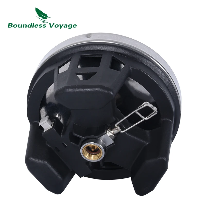 Система приготовления пищи Boundless Voyage с Теплообменной кастрюлей ветрозащитная