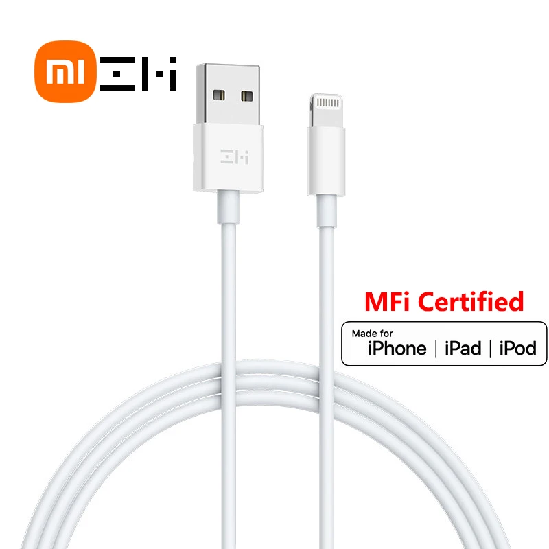 

Original ZMI MFI certified USB Lightning cable charger for iPhone 12 11 xs xr 8 7 6s plus 5se Apple ipad pro Fast charging data