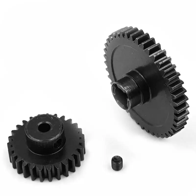 Металл diff основной Шестерни 42T+ мотор Шестерни 27T для 1/18 WLtoys A959-B A969-B A979-B K929-B детали для обновления радиоуправляемой машинки Запчасти