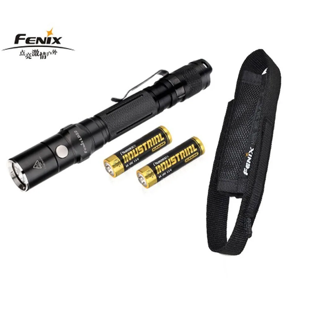Fenix LD22 издание 300 люмен XP-G2 R5 светодиодный тактический фонарик с кобурой, шнурком, зажимом и двумя батареями AA