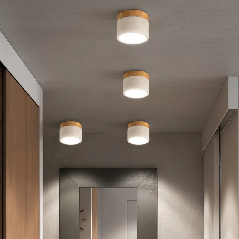 Nordic porch small ceiling lamp aisle lights corridor entrance hall light Simple downlight balcony gallery | Лампы и освещение