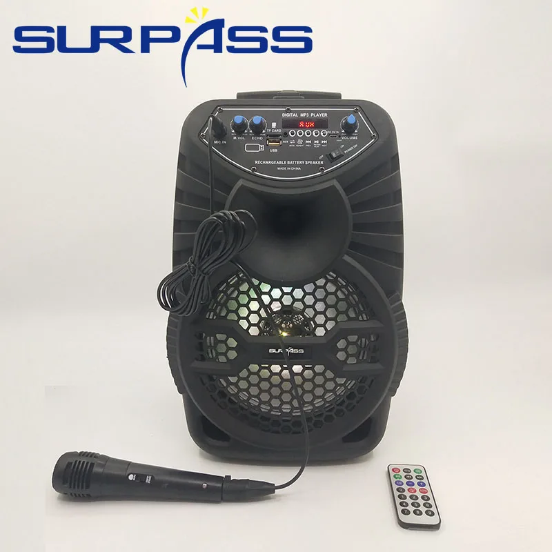 Bluetooth Колонка на колесиках с сабвуфером AUX TF FM радио|Всепогодные АС| |