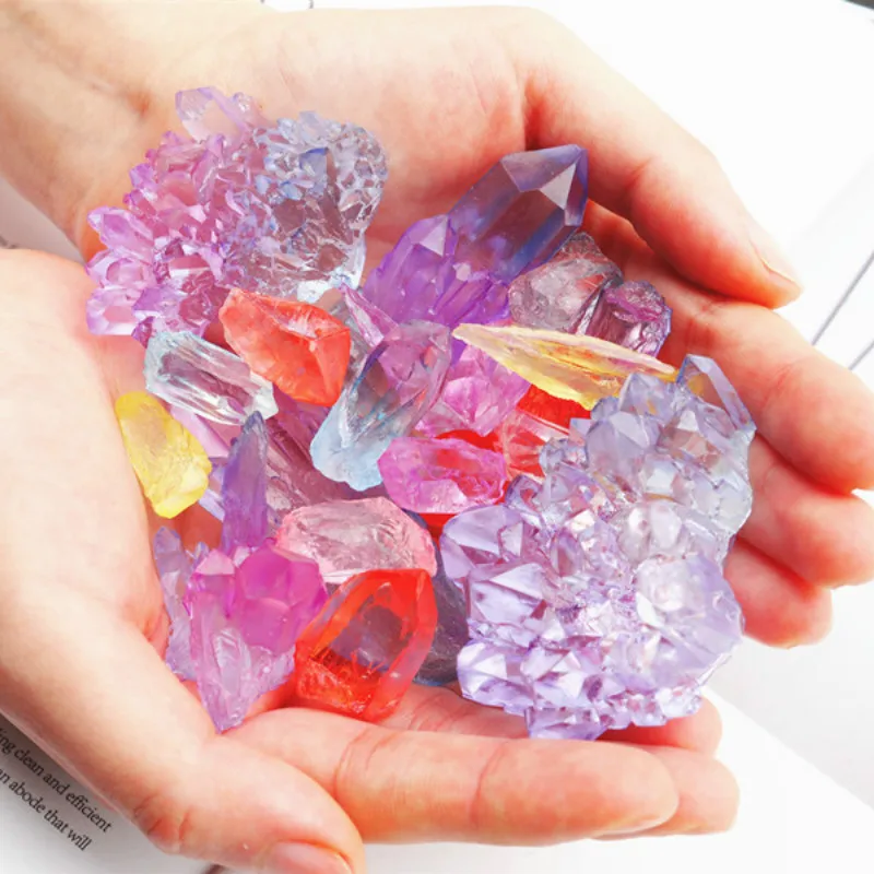 Форма из агата с кристаллами полость для Кластера Кварцевая Жеода силиконовая