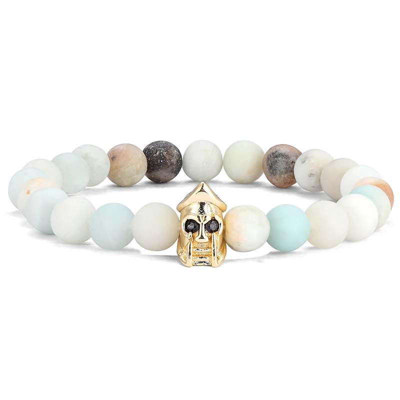 Импортные товары Горячая микро-инкрустированный Спартанский циркониевый шлем